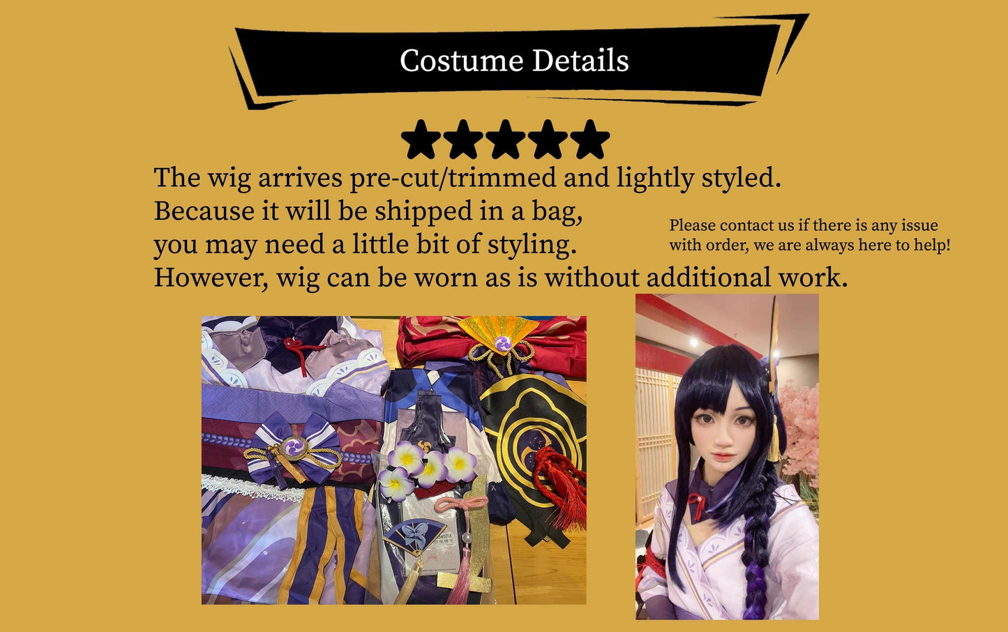 Raiden-Shogun, Cosplay Costume, Anime Outfit, Perfect for Cosplay Events