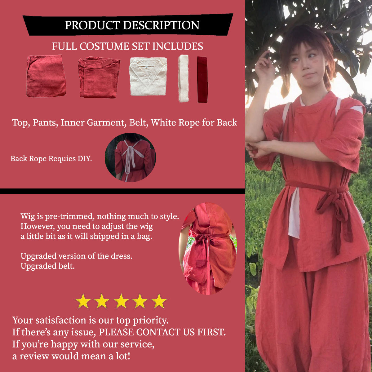 Haku and Chihiro Cosplay Costume Outfit, Anime Events, Character Outfit