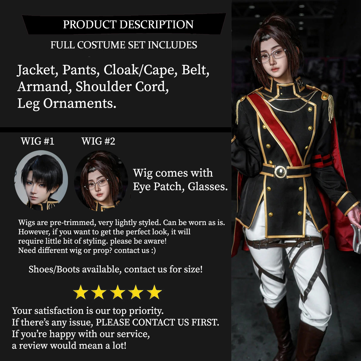 Levi, Costume Outfit, Anime Events, Character Outfit