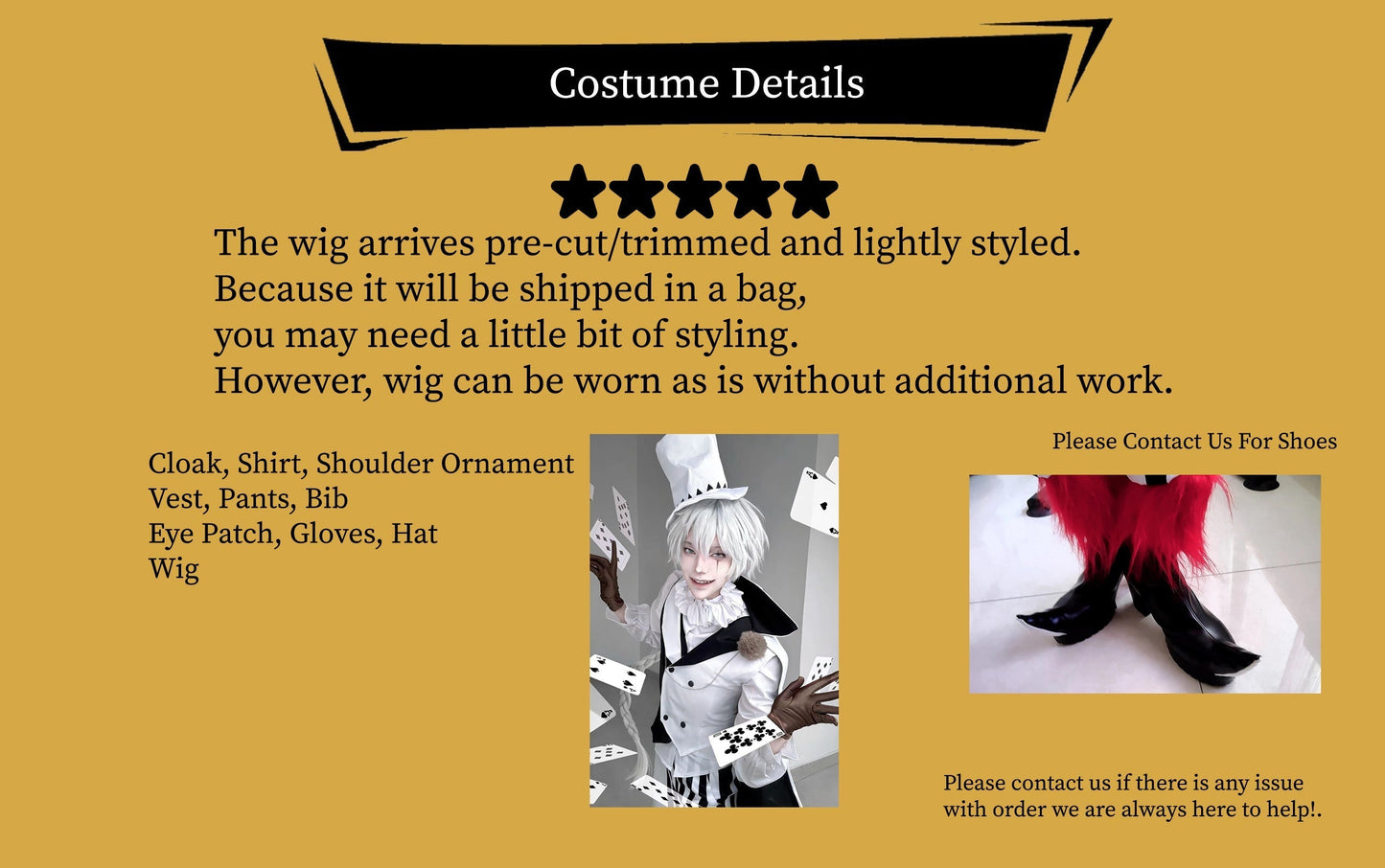 Gogol, Cosplay Costume, Anime Outfit, Perfect for Cosplay Events