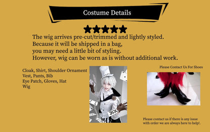 Gogol, Cosplay Costume, Anime Outfit, Perfect for Cosplay Events