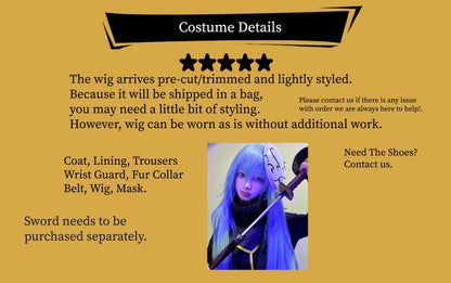 Rimuru-Tempest, Cosplay Costume, Anime Outfit, Perfect for Cosplay Events