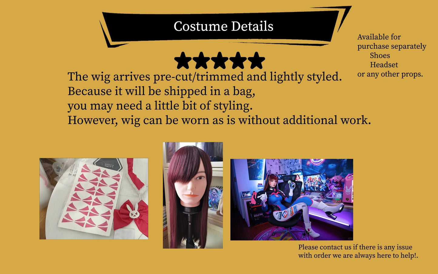 D-V-A 0ver Watch, Cosplay Costume, Anime Outfit, Perfect for Cosplay Events
