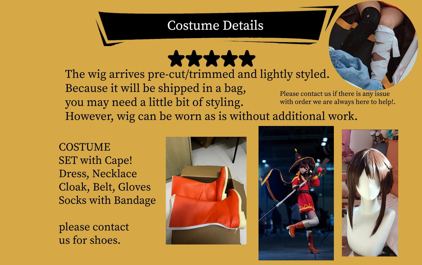 Megumin, Cosplay Costume, Anime Outfit, Perfect for Cosplay Events