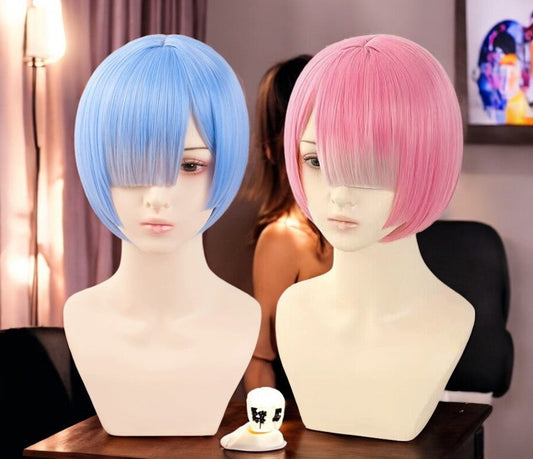 Ram, Rem, Re:zero, Anime Character Wig, Anime, Character Hair